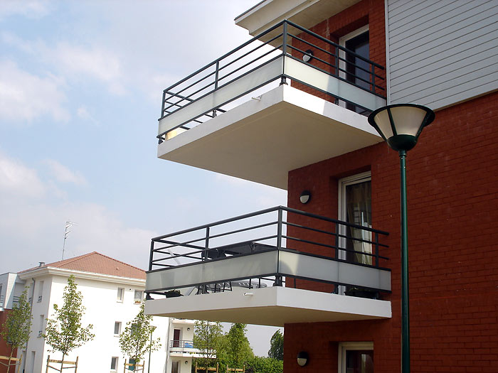 Garde-corps balcon Aluminium - Métallerie
